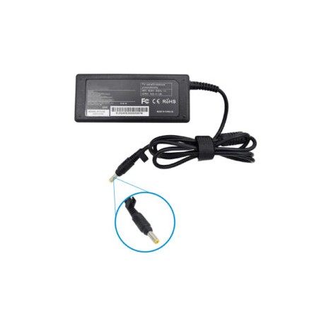 Cargador para Laptop HP 18.5V 3.5A (Amarilla) Punta 4.8*1.7mm