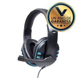 Audífonos (Azul) con Diadema y Micrófono para