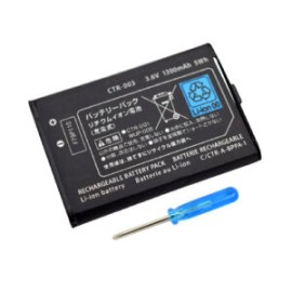 Kit Batería 3.7 Volts 1300 mAh para Consola Nintendo 3DS/2DS + Desarmador