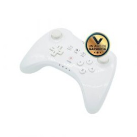 Control inalambrico blanco recargable Nintendo WII U Pro