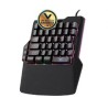 Teclado Gaming Naceb One Hand NA-0938 RGB