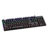 Teclado Mecánico Gamer Retro Iluminado Rainbow T-Dagger Naxos – Negro Blue Switch