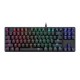 Teclado Mecánico Gamer Retro Iluminado Rainbow T-Dagger Bora
