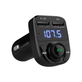 Transmisor FM Bluetooth Manos Libres Cargador con Puerto Doble USB