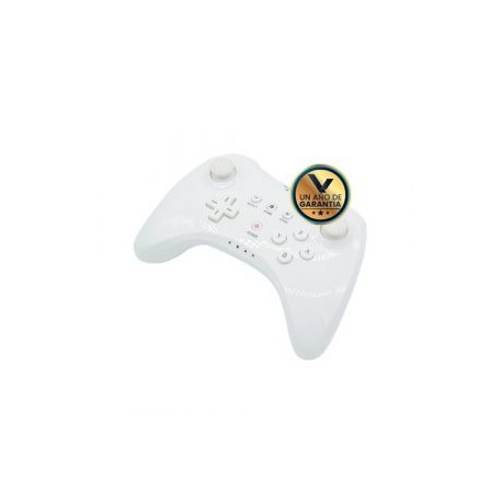 Control inalambrico blanco recargable Nintendo WII U Pro