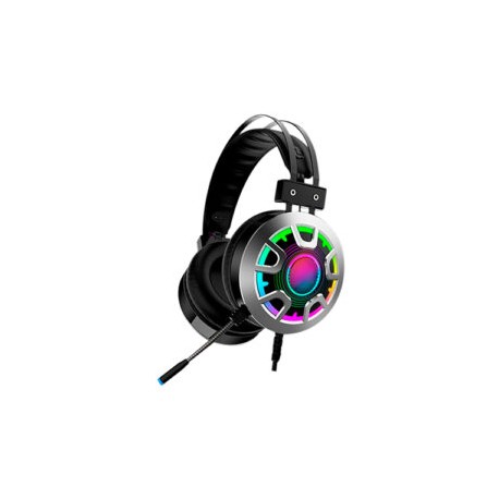 Audifonos Diadema Gamer Luz RGB Con Micrófono DMM5