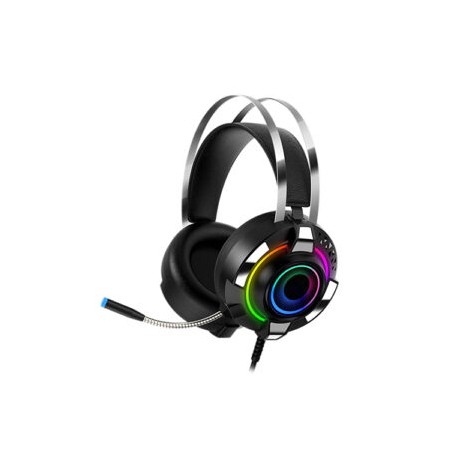 Audifonos Diadema Gamer Led RGB Con Micrófono DMM9