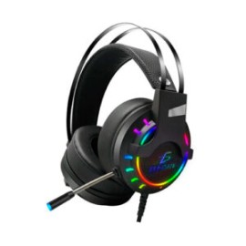 Audifonos Diadema Gamer Led RGB Con Micrófono DMX43