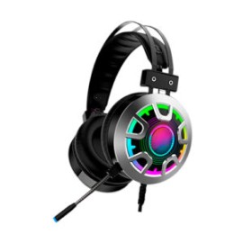 Audifonos Diadema Gamer Luz RGB Con Micrófono DMM5