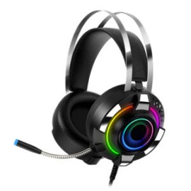 Audifonos Diadema Gamer Led RGB Con Micrófono DMM9