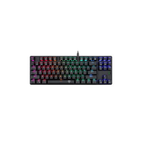 Teclado Mecánico Gamer Retro Iluminado Rainbow T-Dagger Bora