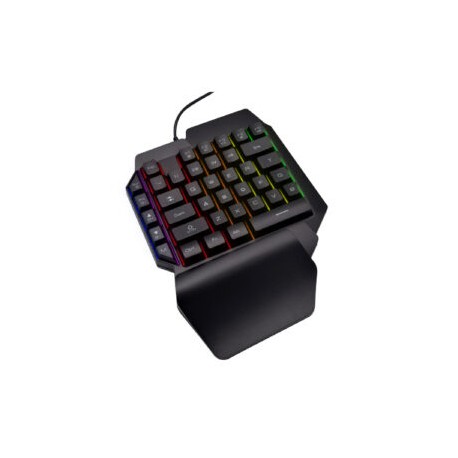 Teclado Gamer USB Retroiluminado a Una Mano