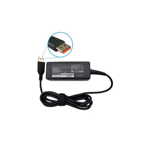 Cargador para Laptop Lenovo 20V 2A YOGA 3 Punta Cuadrada