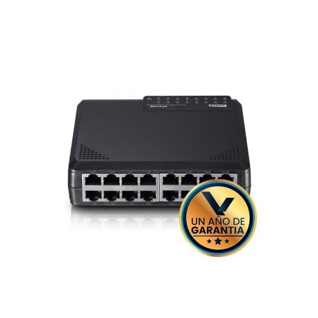 Switch Ethernet 16 Puertos 10/100 Mbps ST3116P Marca Netis